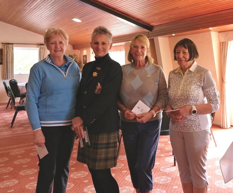 Congratulations to our winners shown here with our Lady Captain